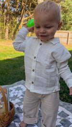 Linen Shirt & Pants Set