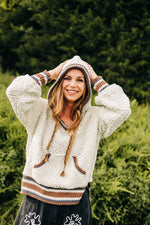 Cozy Hooded Puff Sweater