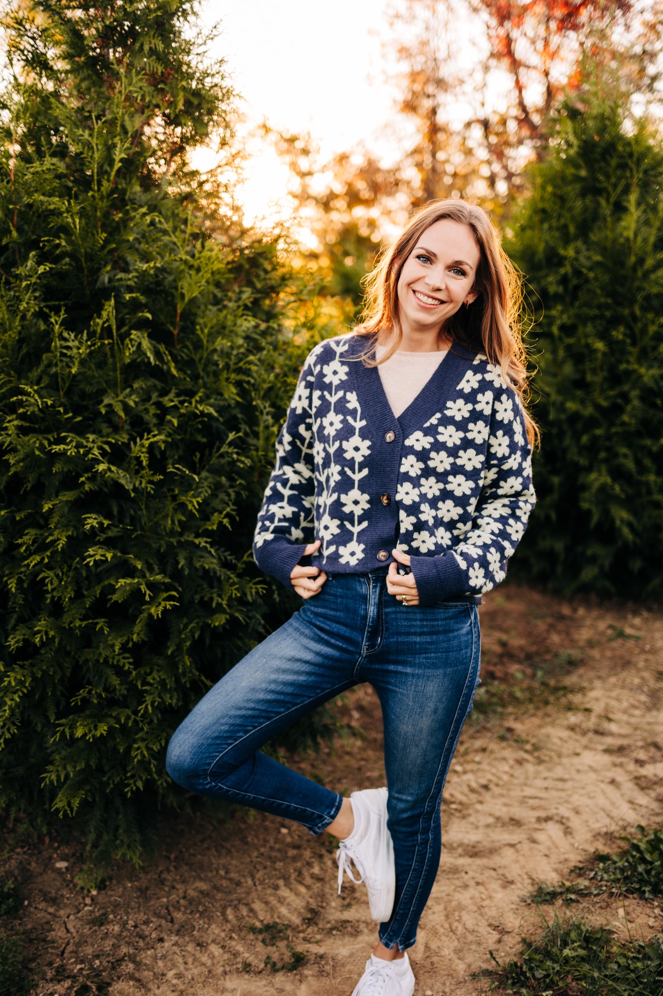 Winter Bloom Cardigan
