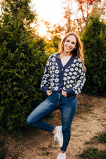 Winter Bloom Cardigan