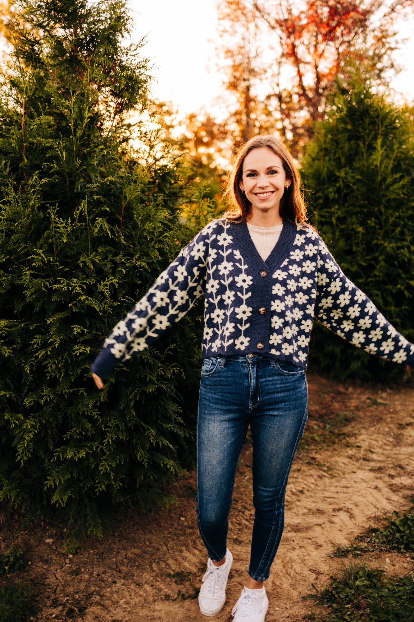 Winter Bloom Cardigan