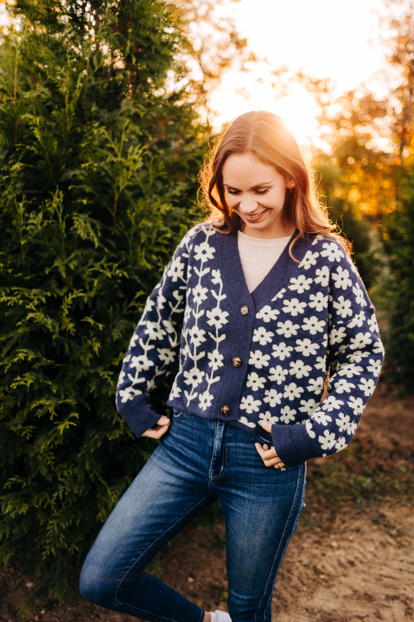 Winter Bloom Cardigan