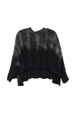 Slouchy Cable Knit Sweater