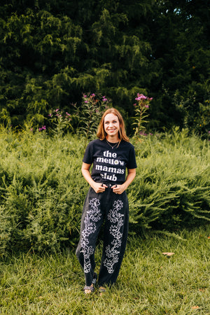 Funky Floral Barrel Pants