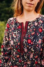 Fall Foliage Maxi Dress