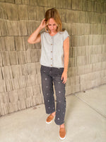 Hazy Morning Sleeveless Cardigan
