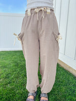 Bow Stripe Pants