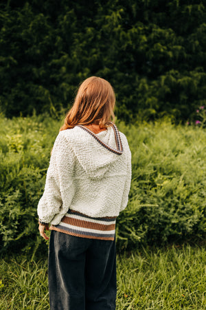Cozy Hooded Puff Sweater
