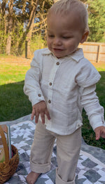 Linen Shirt & Pants Set