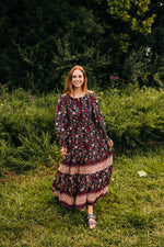 Fall Foliage Maxi Dress