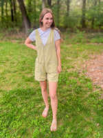 Sage Denim Romper