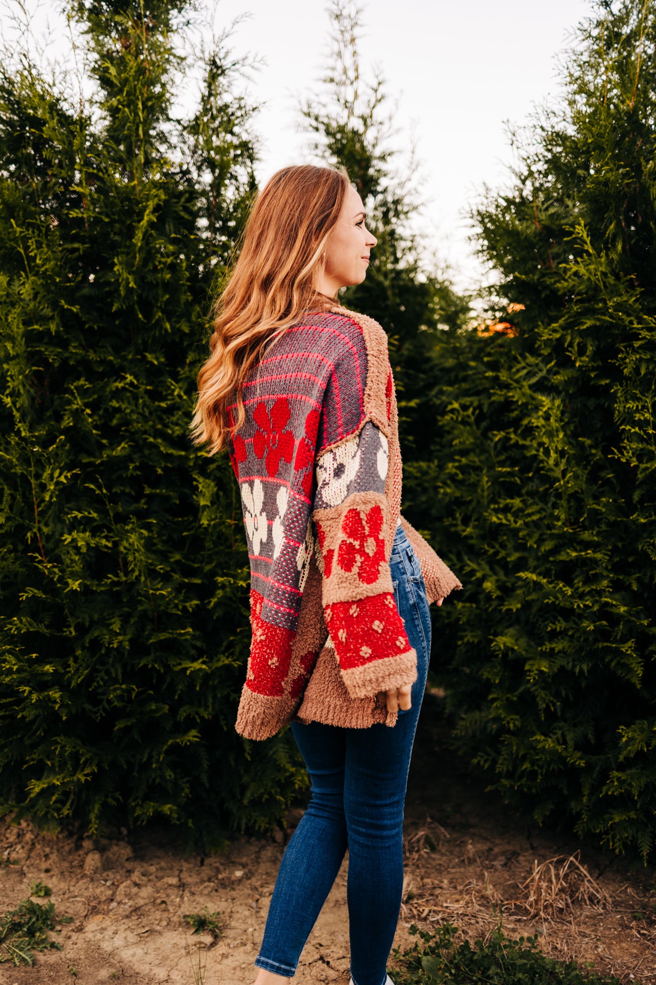 Winter Daisies Cardigan