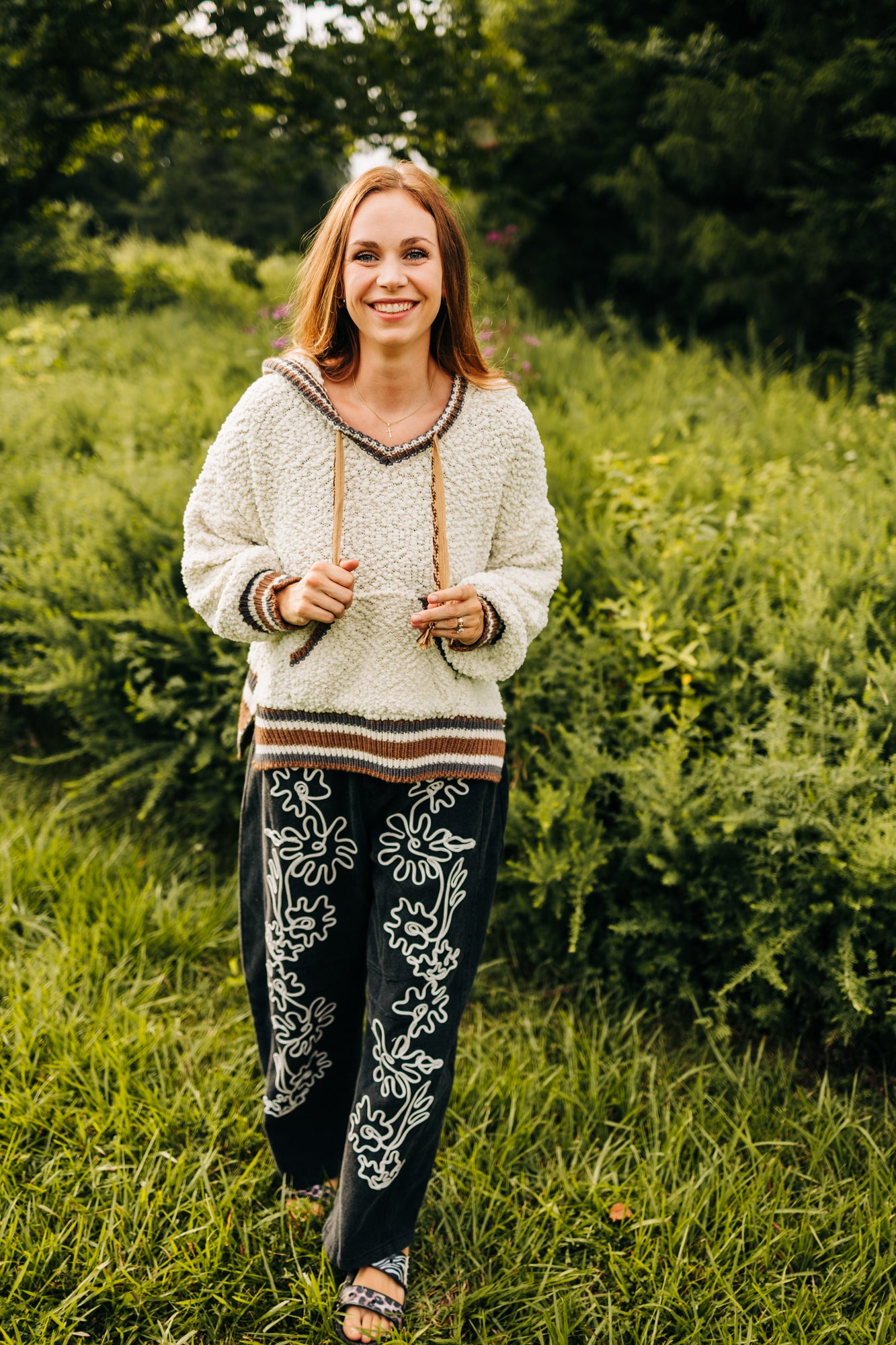 Cozy Hooded Puff Sweater