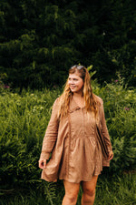 Mocha Mousse Mini Dress