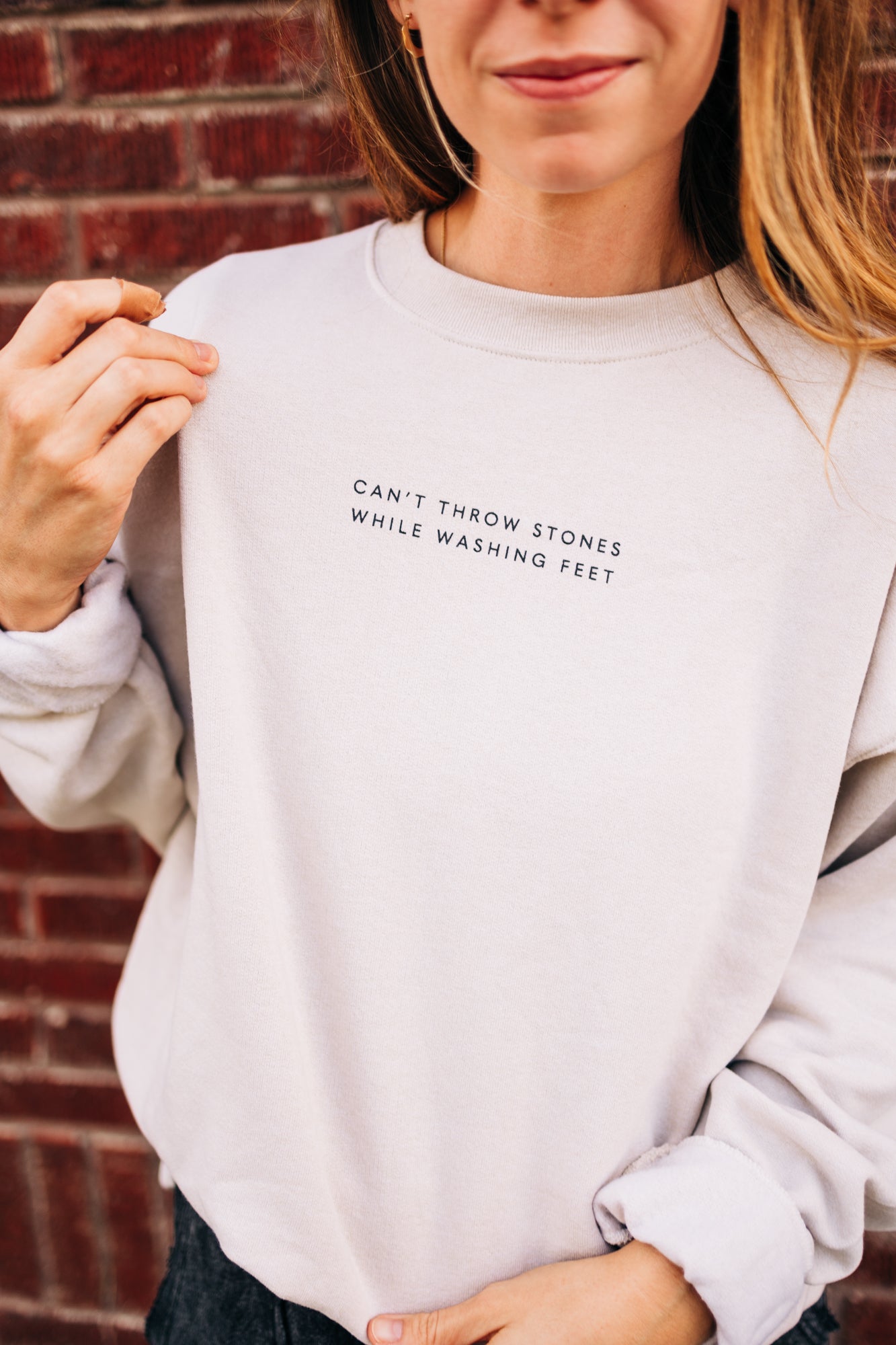 Can't Throw Stones Pullover