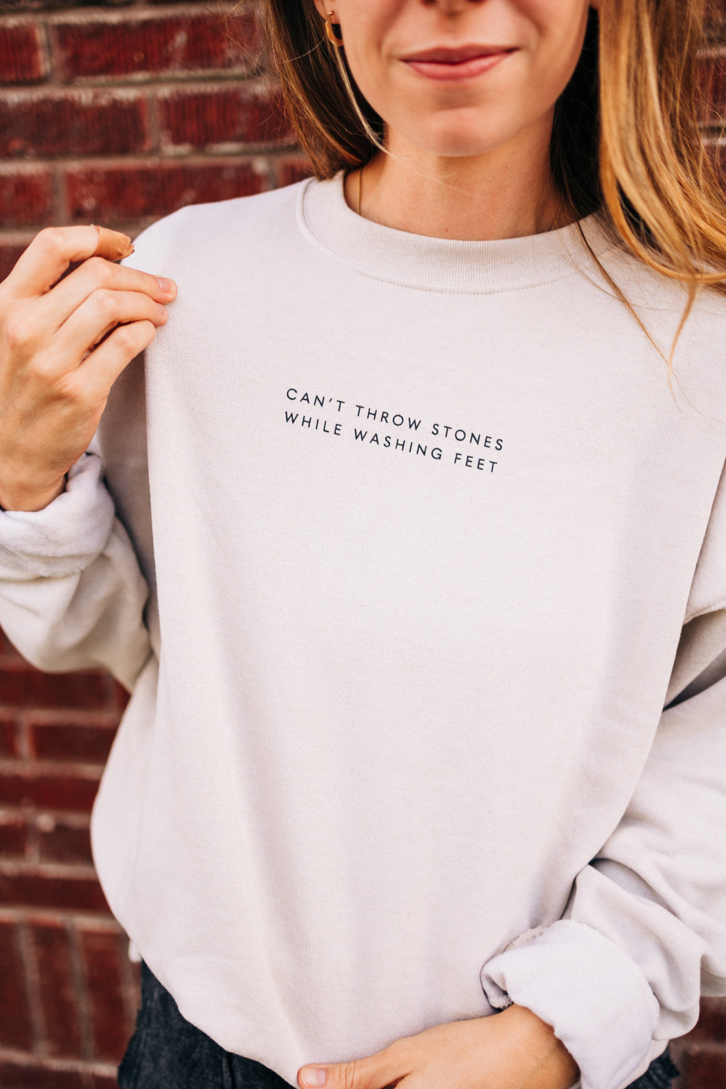 Can't Throw Stones Pullover