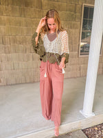 Olive Grove Crochet Top