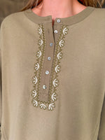 Dusty Olive Henley