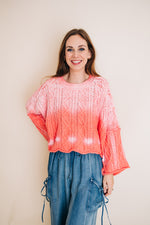 Slouchy Cable Knit Sweater