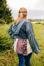 Eclectic Denim Hoodie