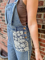Boho Lace + Denim Overall - RESTOCK