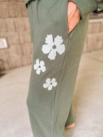 Olive Blossom Pants