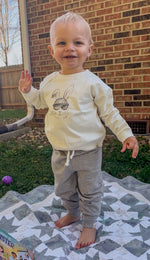 Hip Hop Bunny Sweatshirt & Pants Set