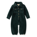 Knit Corduroy Baby Jumpsuit