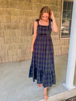 Timeless Tartan Maxi Dress