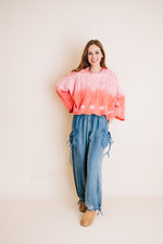 Slouchy Cable Knit Sweater