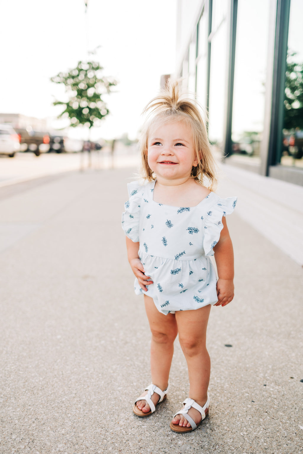 Eucalyptus Flutter Romper