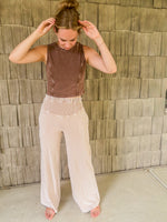 Laidback Smocked Waist Pants