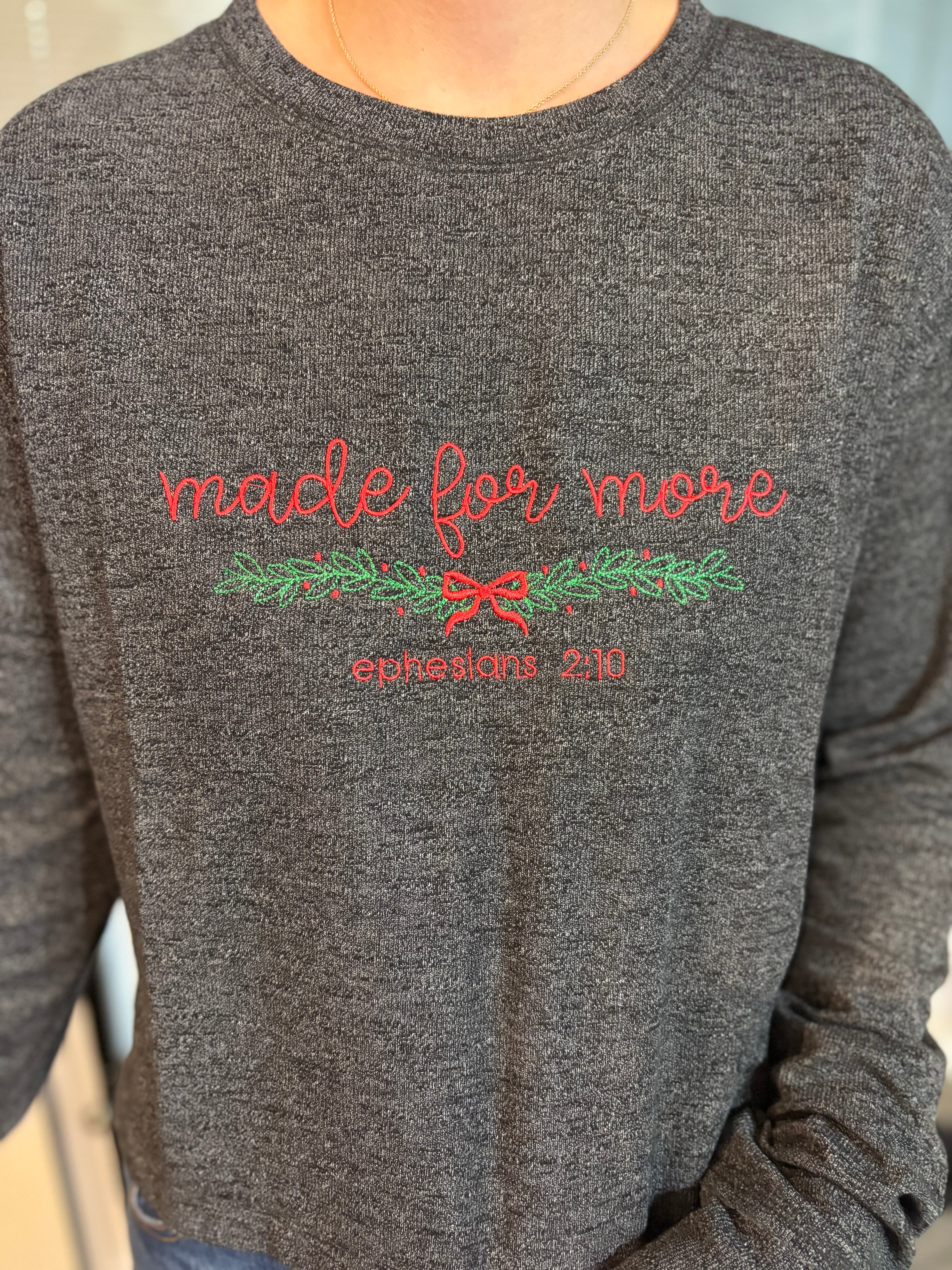 Made for More Cropped Sweatshirt