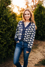 Winter Bloom Cardigan