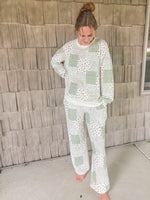 Quilted Patchwork Sweatshirt