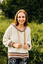 Cozy Hooded Puff Sweater