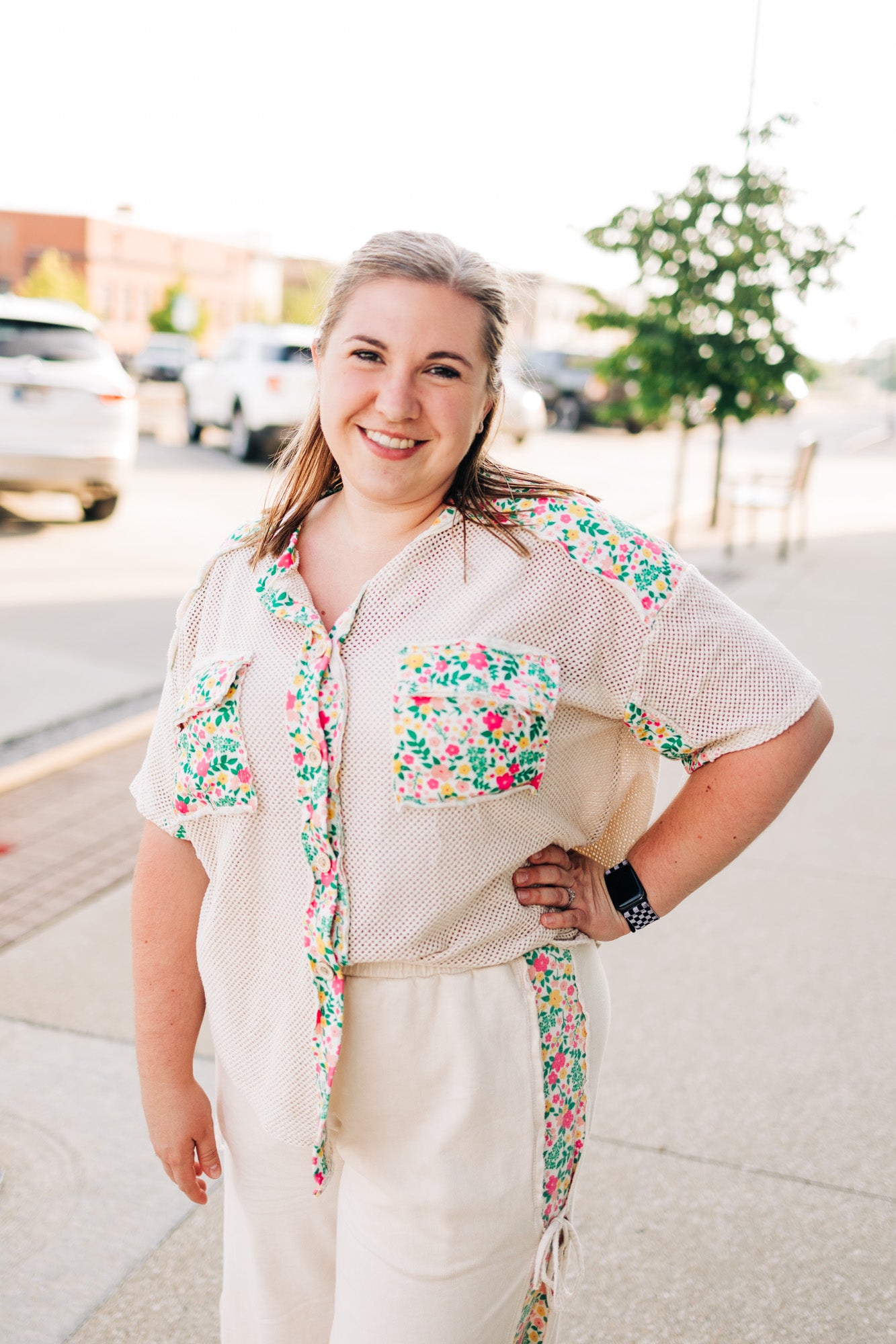 Bouquet Mesh Cardigan