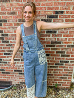 Boho Lace + Denim Overall - RESTOCK