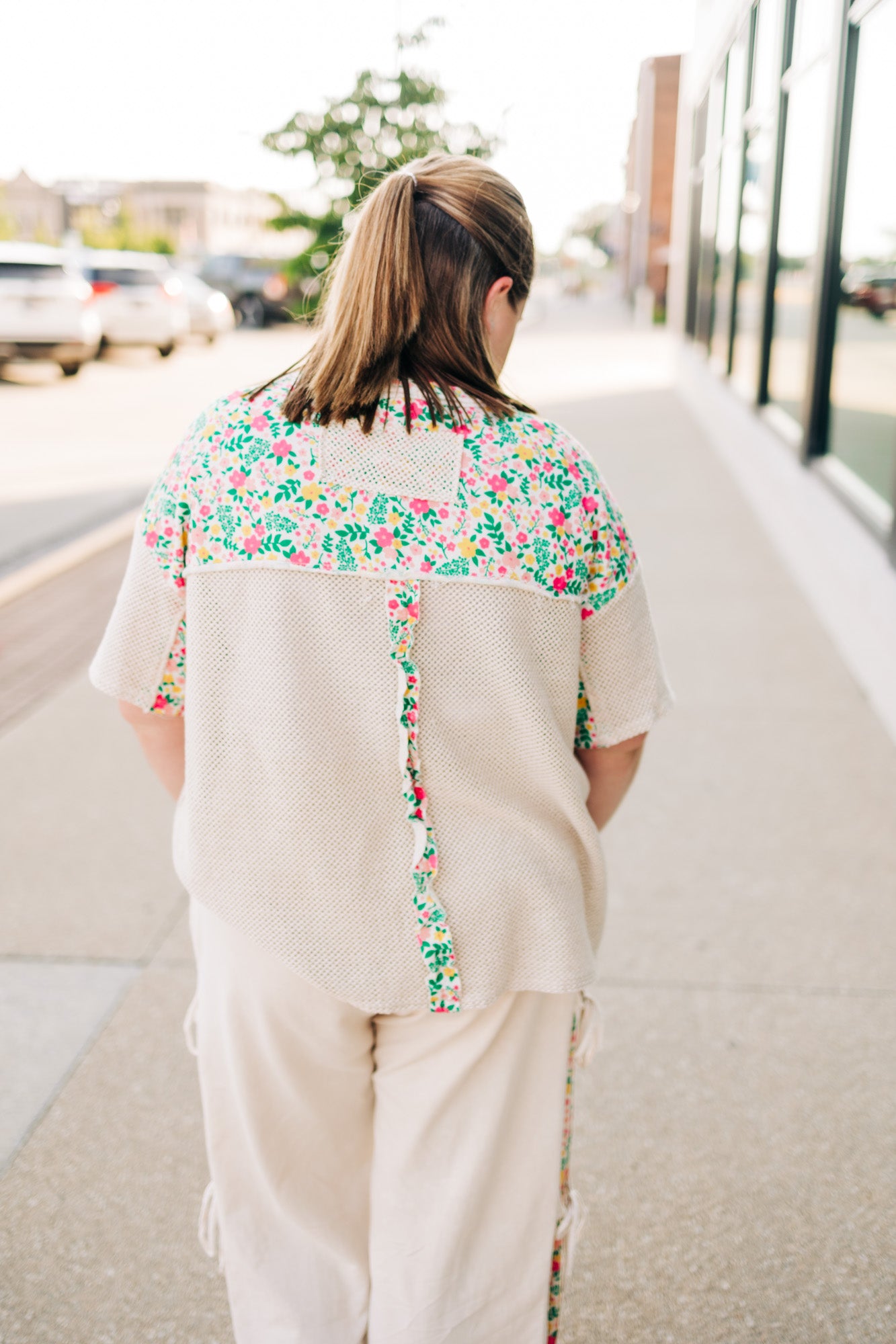 Bouquet Mesh Cardigan