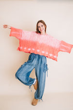 Slouchy Cable Knit Sweater