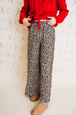 Wide Leg Leopard Pants