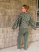 Olive Blossom Pants