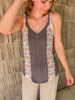 Cozy Bloom Sweater Tank