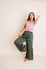 Pink Petals Flowy Pants