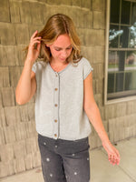 Hazy Morning Sleeveless Cardigan