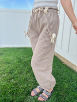 Bow Stripe Pants