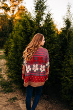 Winter Daisies Cardigan