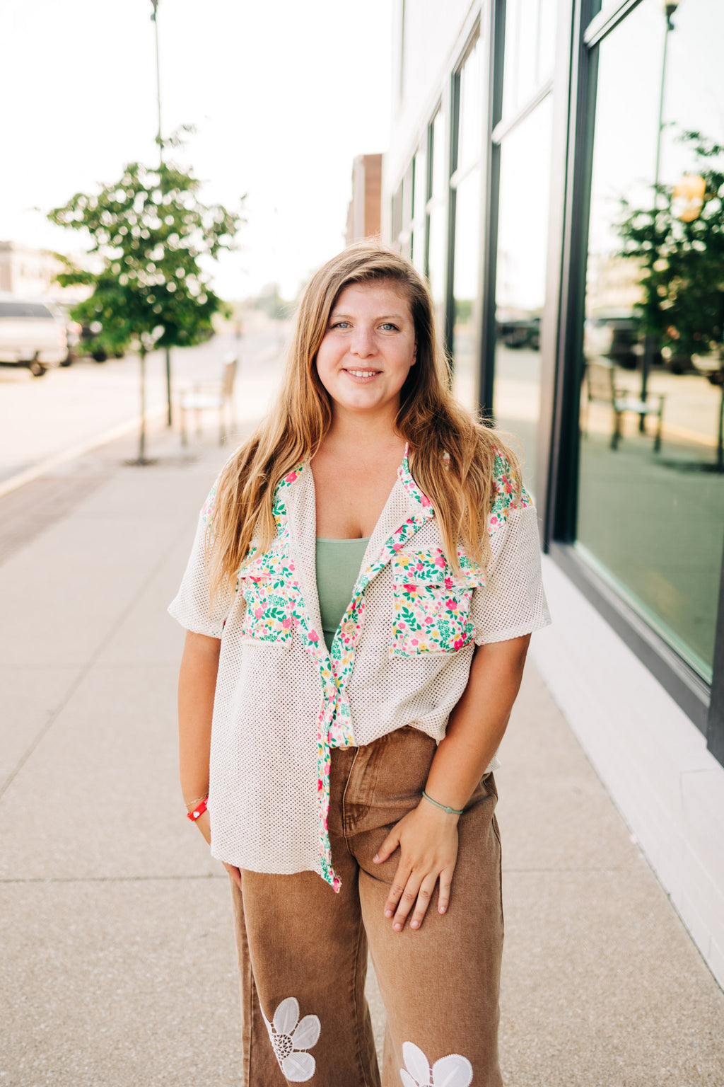 Bouquet Mesh Cardigan