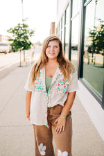 Bouquet Mesh Cardigan