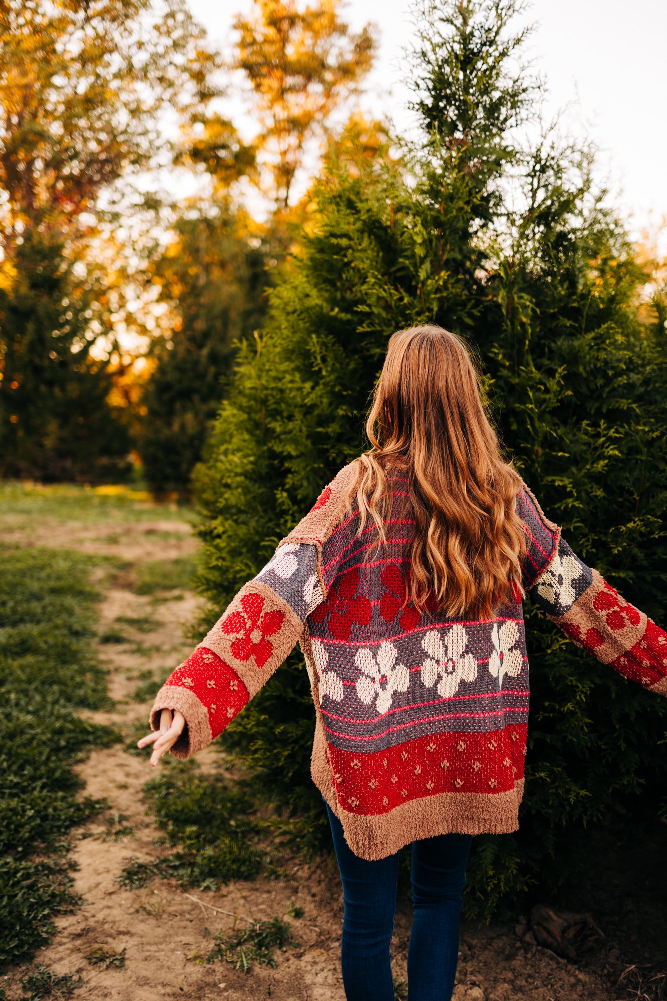 Winter Daisies Cardigan